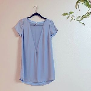 Light blue sheer dress